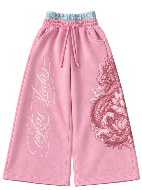 Sacred Bloom Sweatpants (Pre-made) — Blush