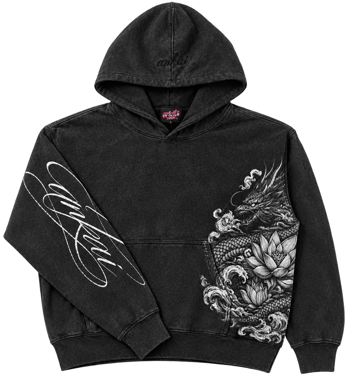 Midnight — Sacred Bloom Hoodie (Pre-made)