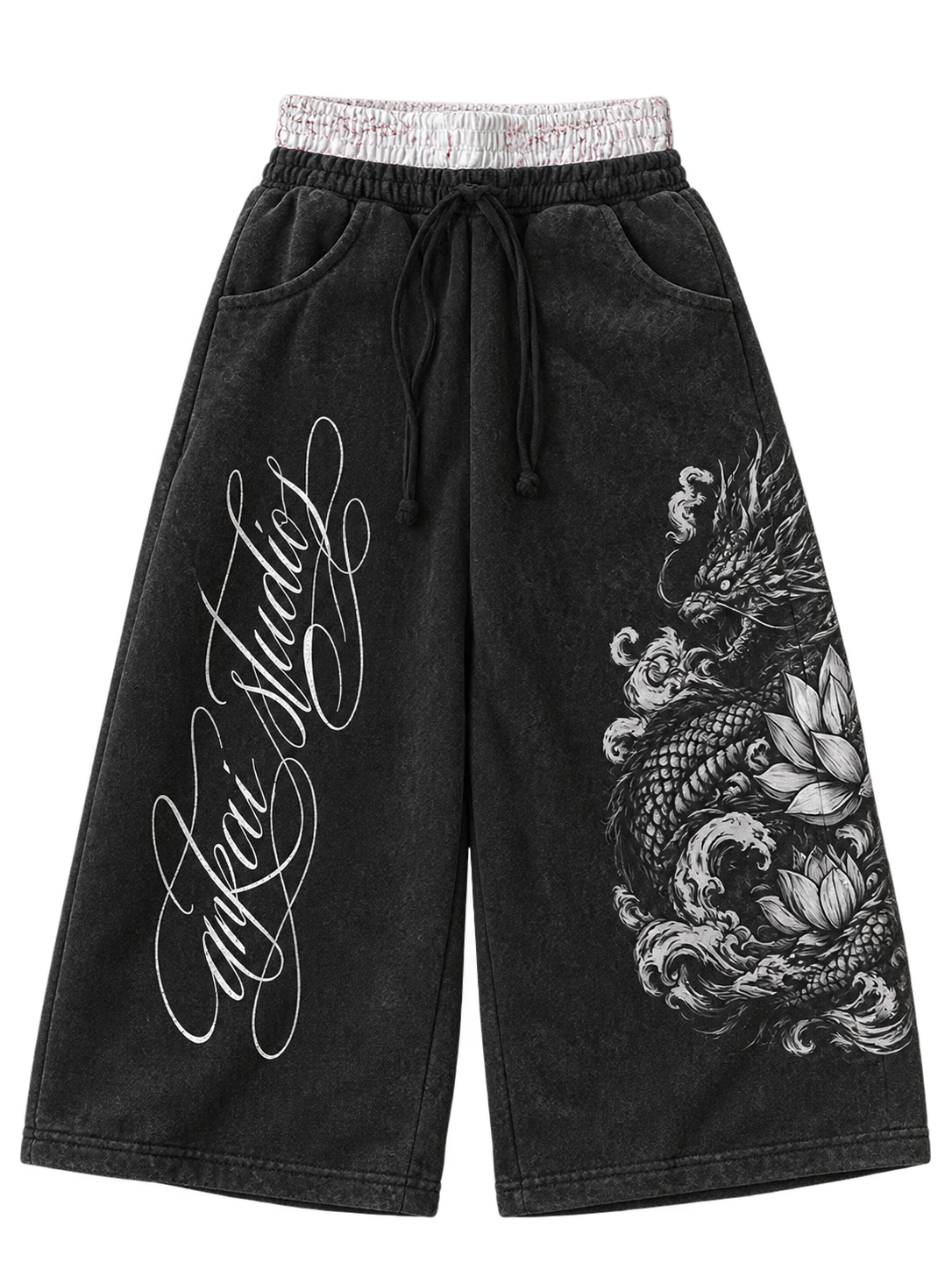 Midnight — Sacred Bloom Sweatpants (Pre-made)