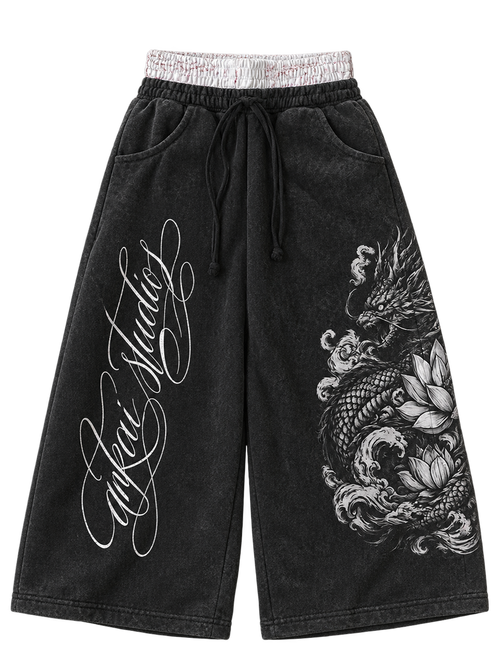 Sacred Bloom Sweatpants (Pre-made) — Midnight