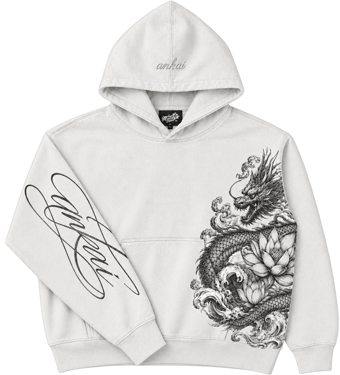Pure — Sacred Bloom Hoodie (Pre-made)