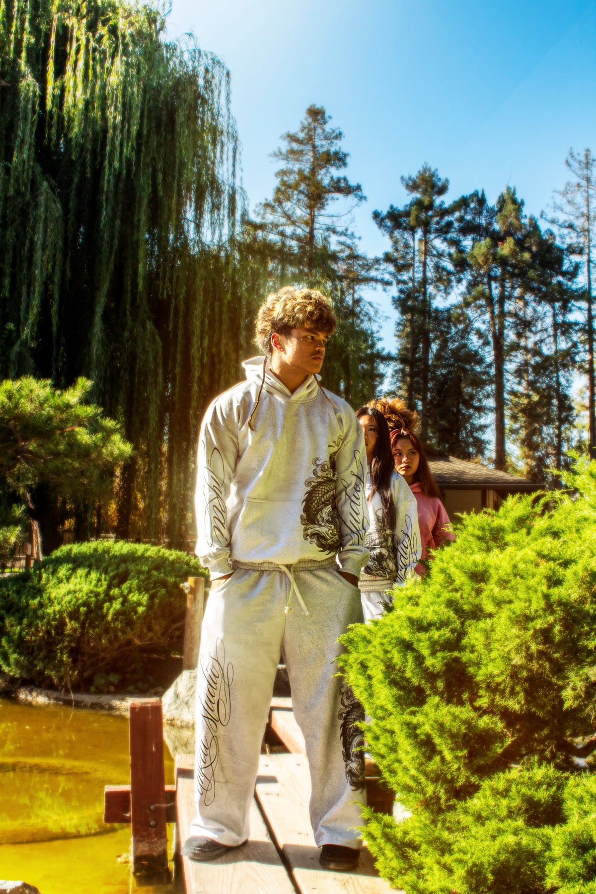 Pure model — Sacred Bloom Hoodie (Pre-made)